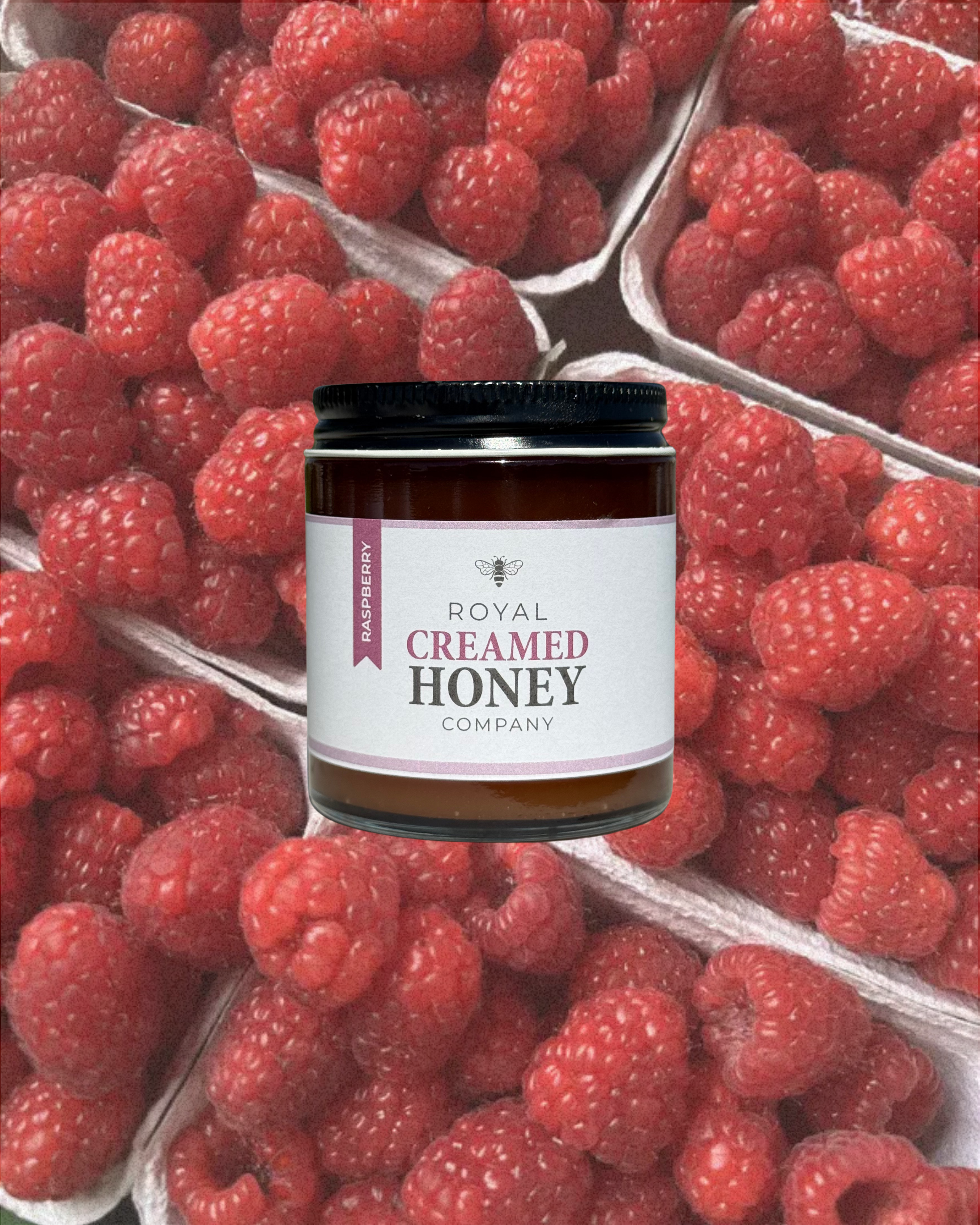 Raspberry Creamed Honey
